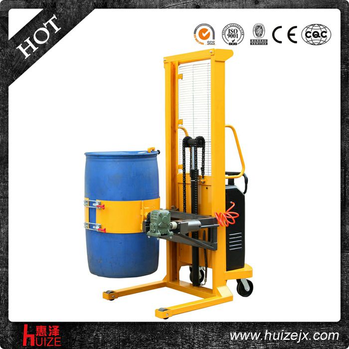 半電動(dòng)多功能油桶車（單門架，夾塑桶）