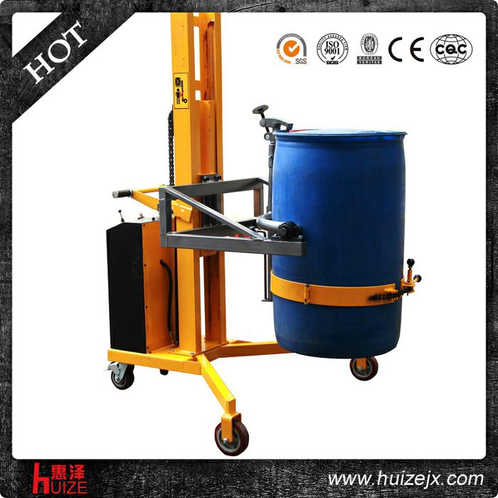 半電動(dòng)油桶車（直角腿，夾鐵桶翻轉(zhuǎn)）